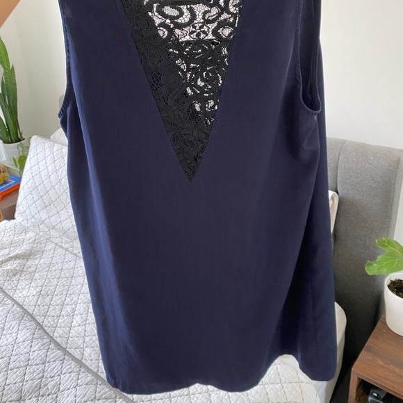 BB Dakota blue dress with lace. M. - Picture 3 of 5